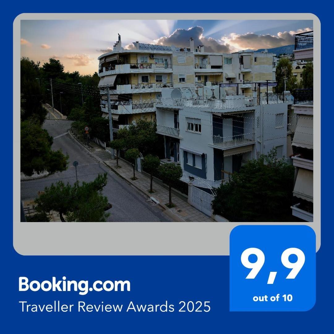 Zefyros Super Cool Apartments Next To Alimos Riviera Афины Экстерьер фото